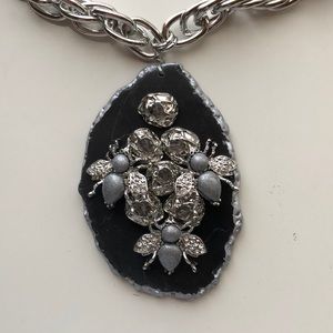 MIA collection statement necklace and earrings